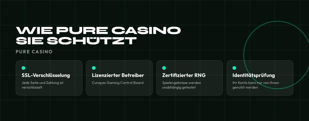 Vergleiche vier Schutzstandards übersichtlich.