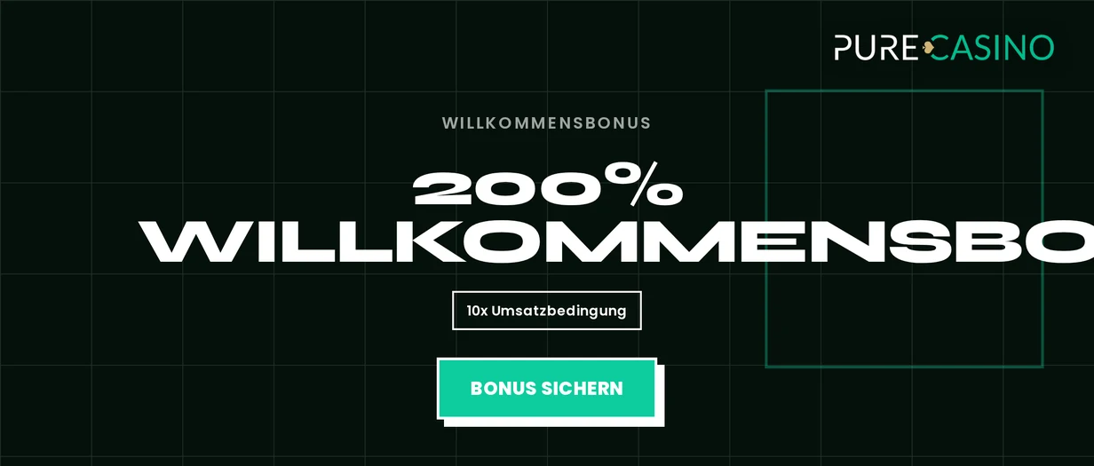 Sicher 200%-Willkommensbonus dir.